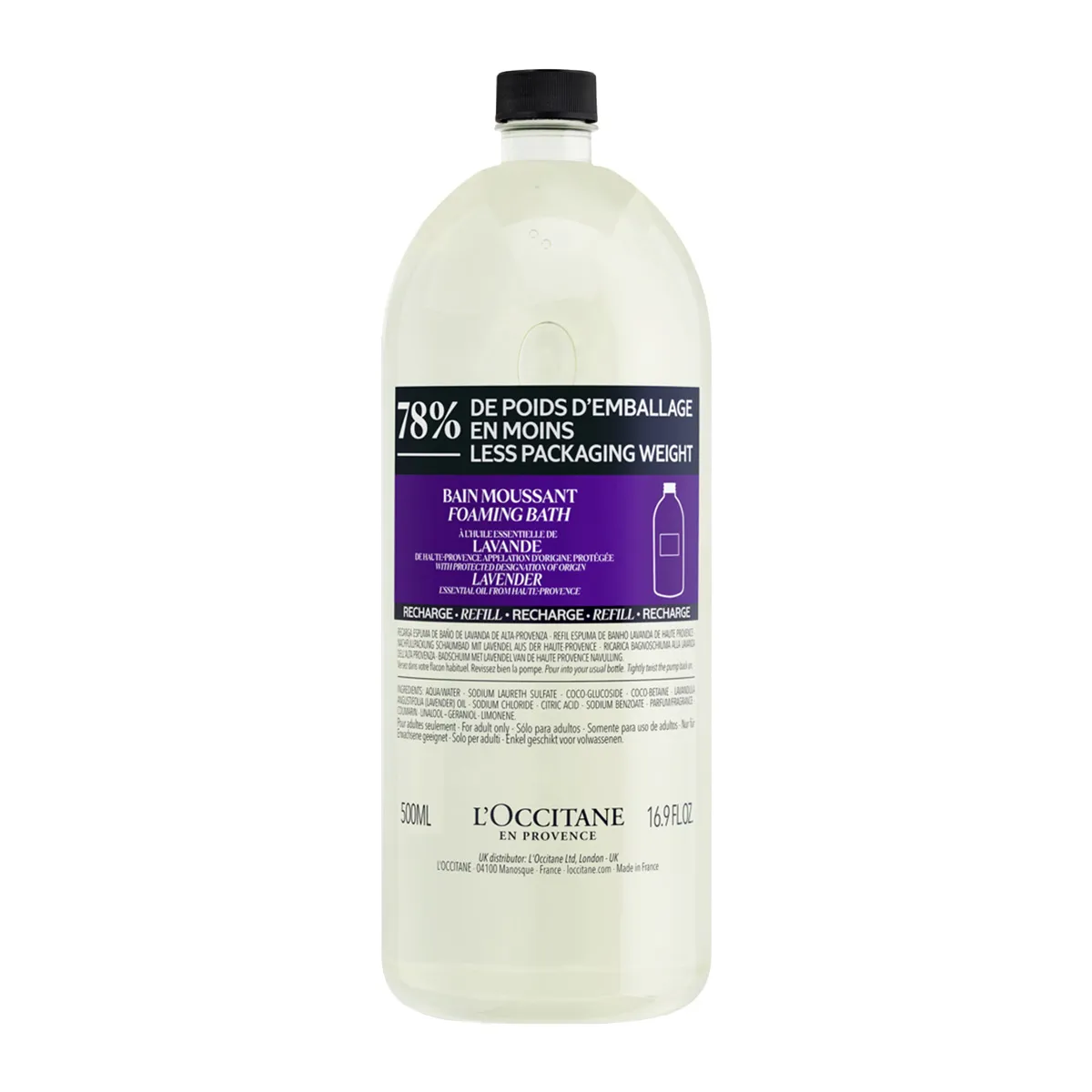 Lavender Foaming Bath Refill