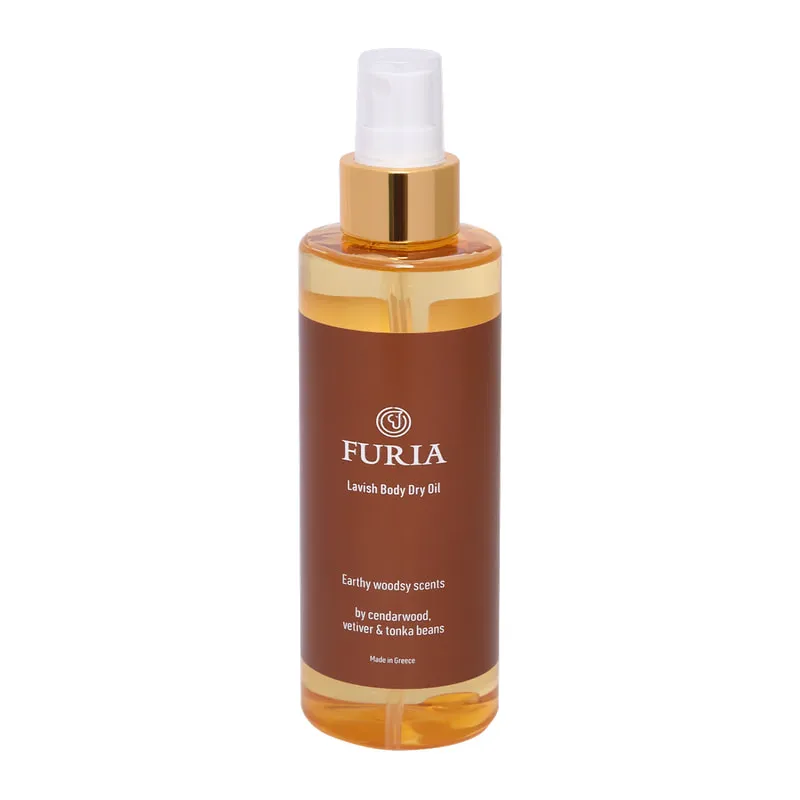 Lavish Dry Body Oil Bottle With Spray Pump