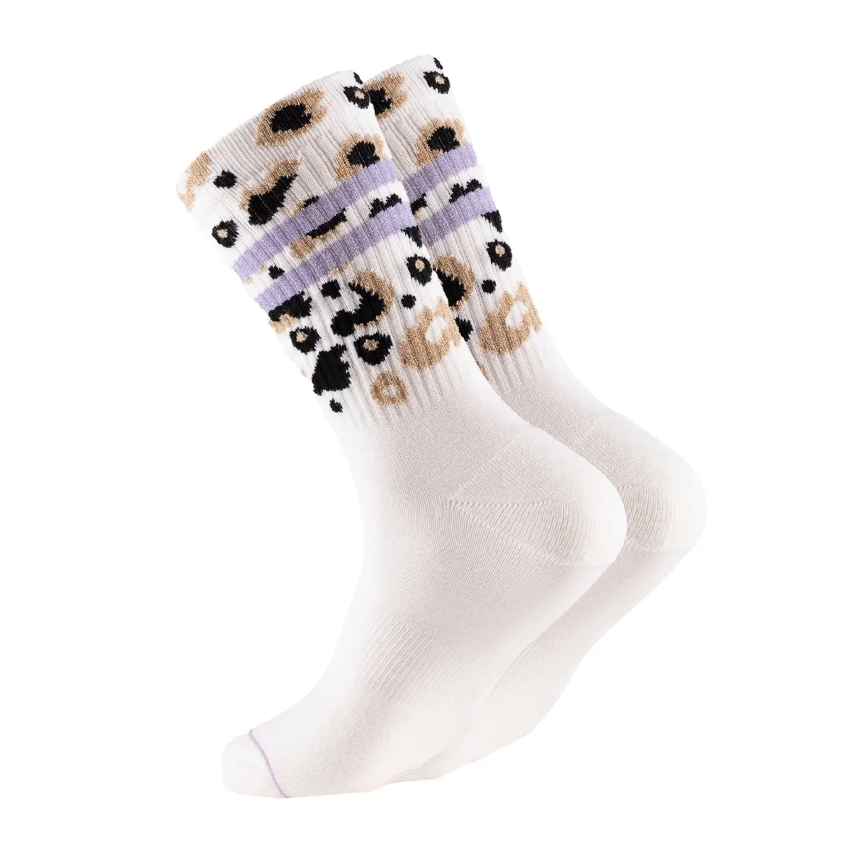 Leo Allover Socks Lilac