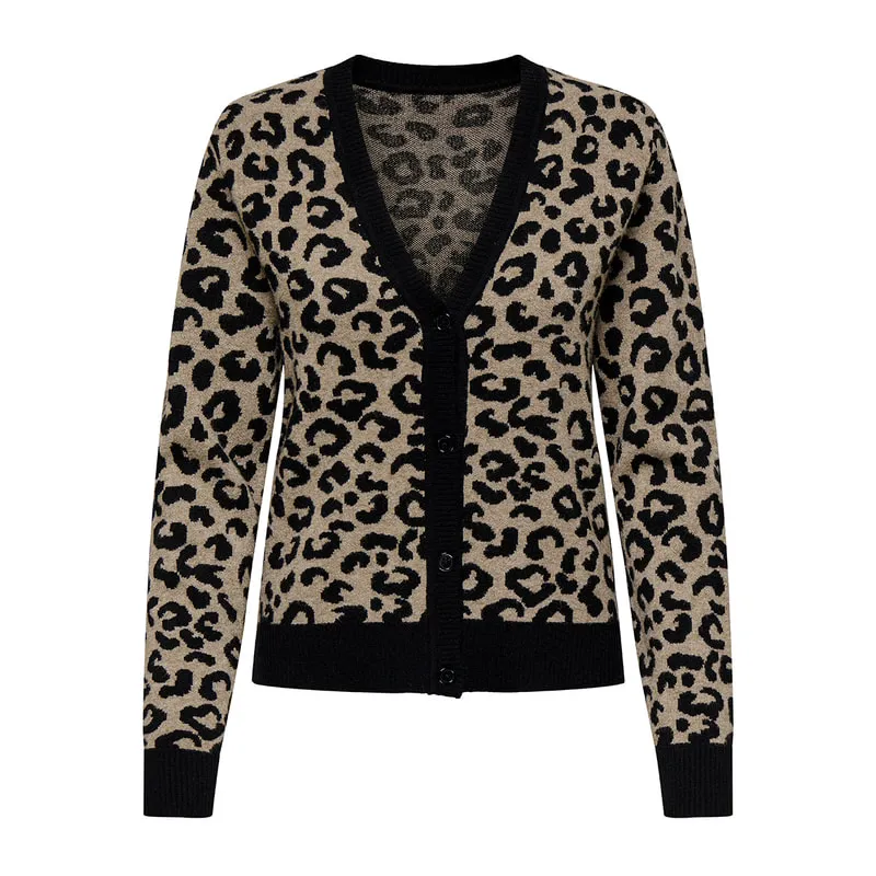 Cardigan leopard