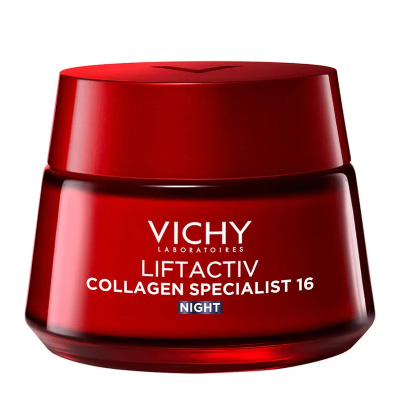 Liftactiv Collagen Specialist 16 Κρέμα Νύχτας - Ενισχύει το Κολλαγόνο & Διορθώνει 16 σημάδια γήρανσης