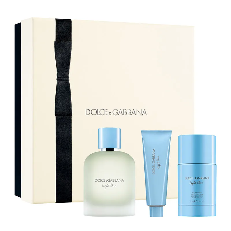 Light Blue Pour Homme Eau de Toilette Trio Gift Set