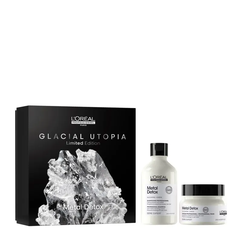 Limited Edition Metal Detox Duo Set for Less Breakage & Color Protection