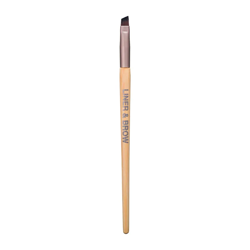Liner & Brow Brush Bamboo Handle
