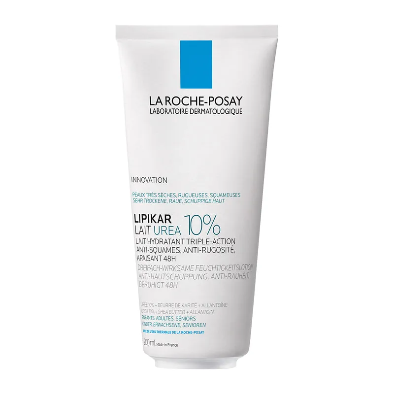 Lipikar Lait Urea 10% Ενυδατικό Γαλάκτωμα Σώματος Τριπλής Δράσης