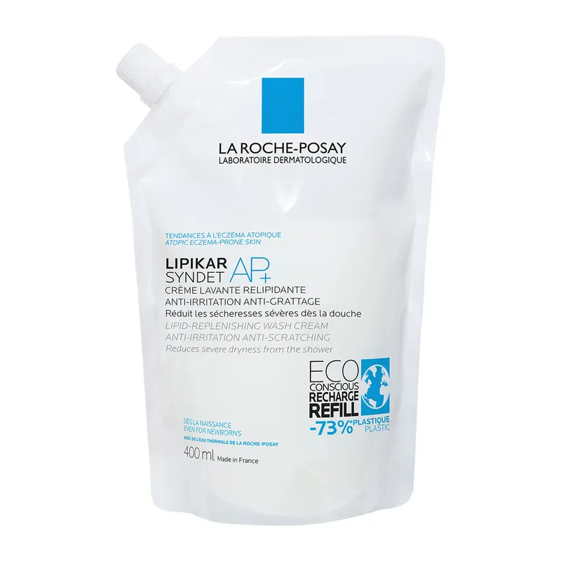 Lipikar Syndet AP+ Refill Gentle Cleanser For Very Dry to Atopic Eczema-prone Skin