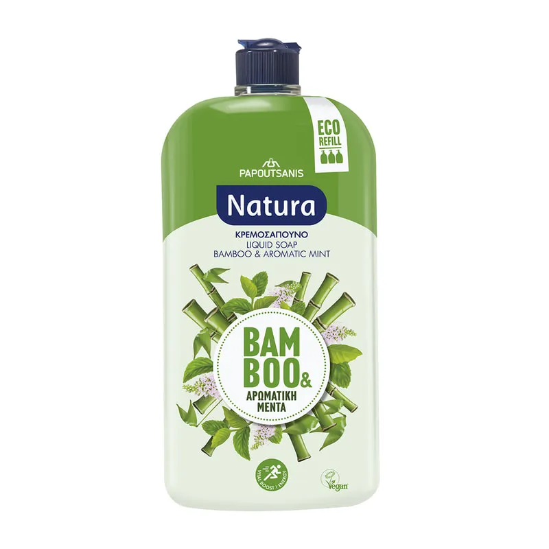 Liquid Soap Bottle Refill Bamboo & Aromatic Mint