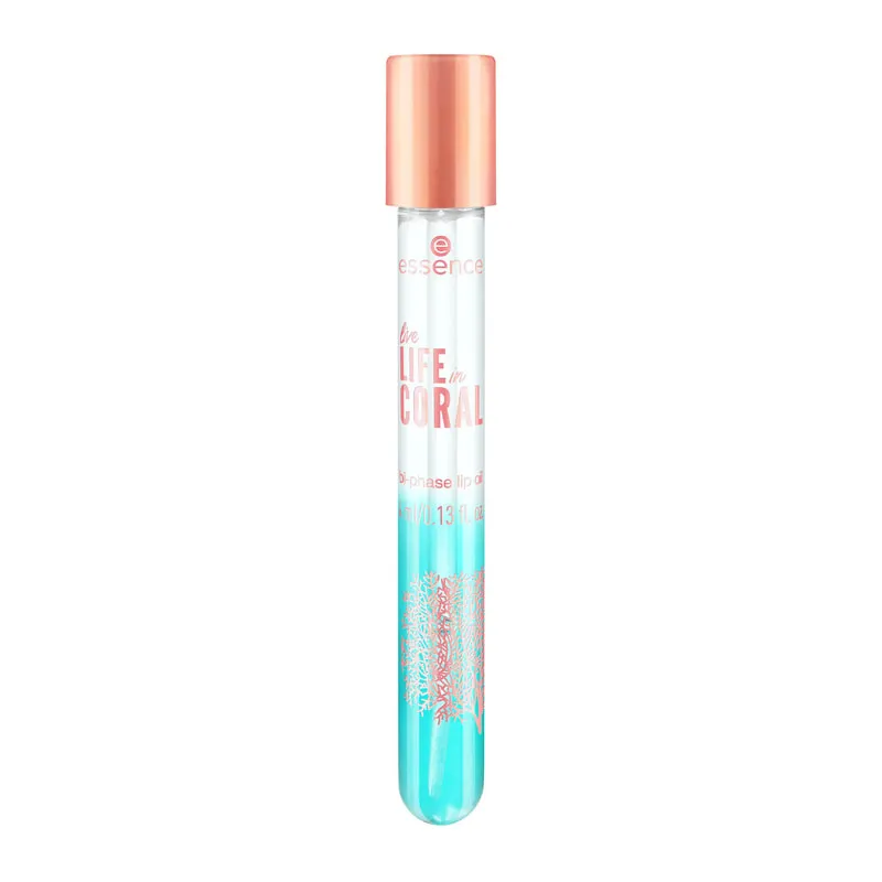 Live Life In Coral Bi-Phase Lip Oil