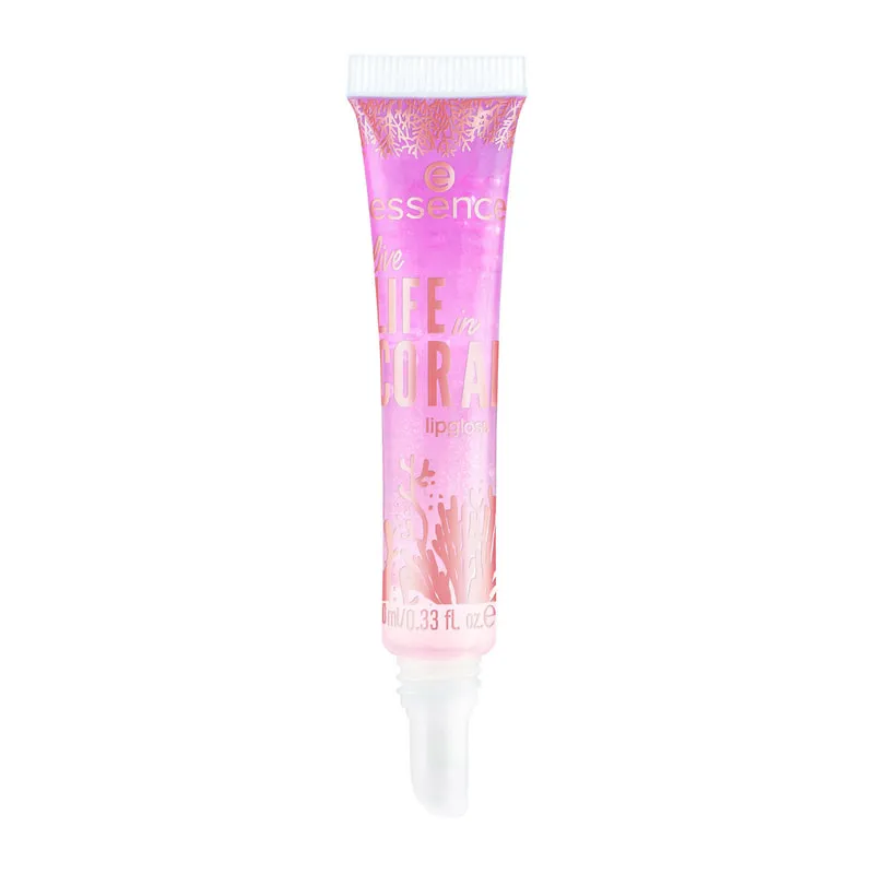Live Life In Coral Lipgloss