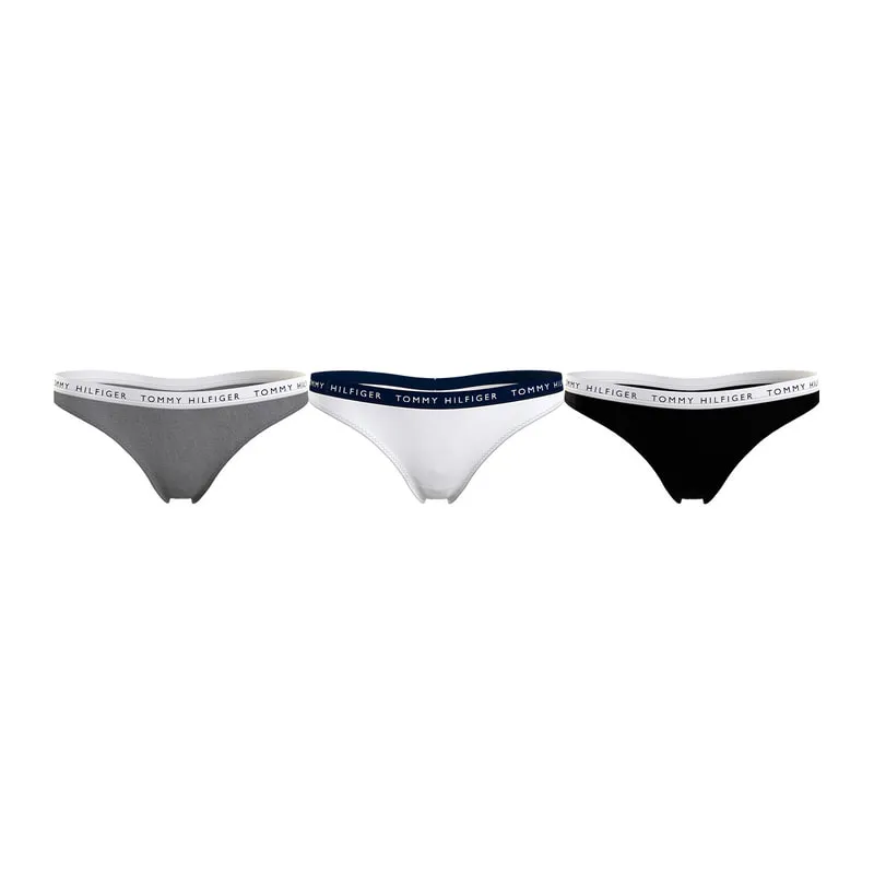 Logo waistband thong 3 pack
