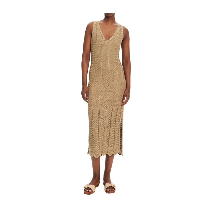 Lurex knit dress