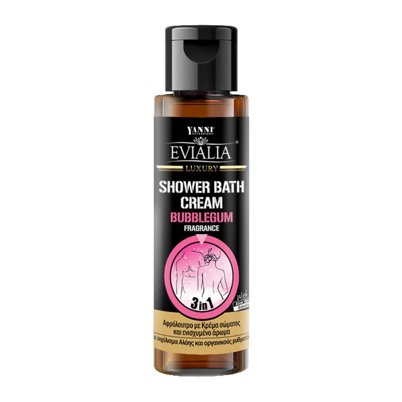Luxury Shower Bath Cream Bubble Gum with Body Cream & Aloe Vera
