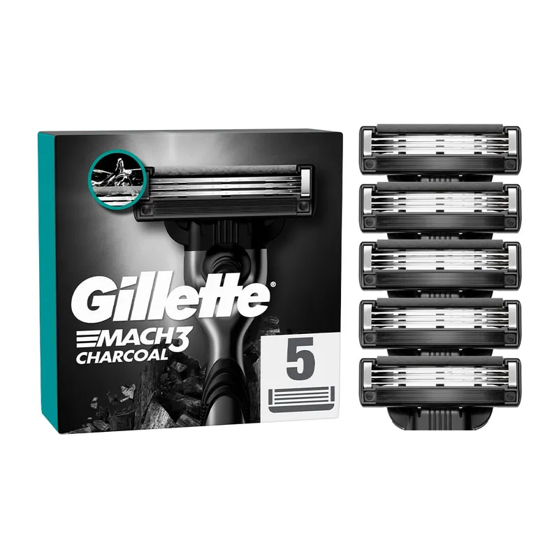 Mach3 Charcoal Men's Razor - 5 Blades