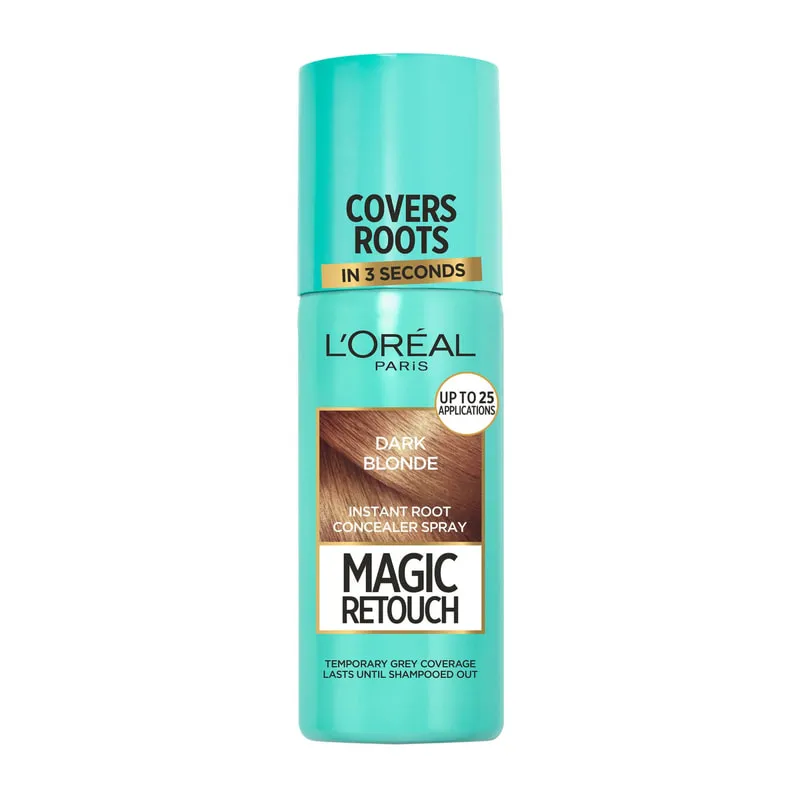 Magic Retouch Spray Κάλυψης Λευκών Ριζών 4 Ξανθό Σκούρο