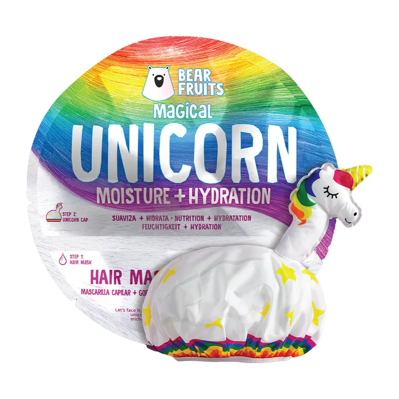 Magical Moisture Hair Mask and Unicorn Cap