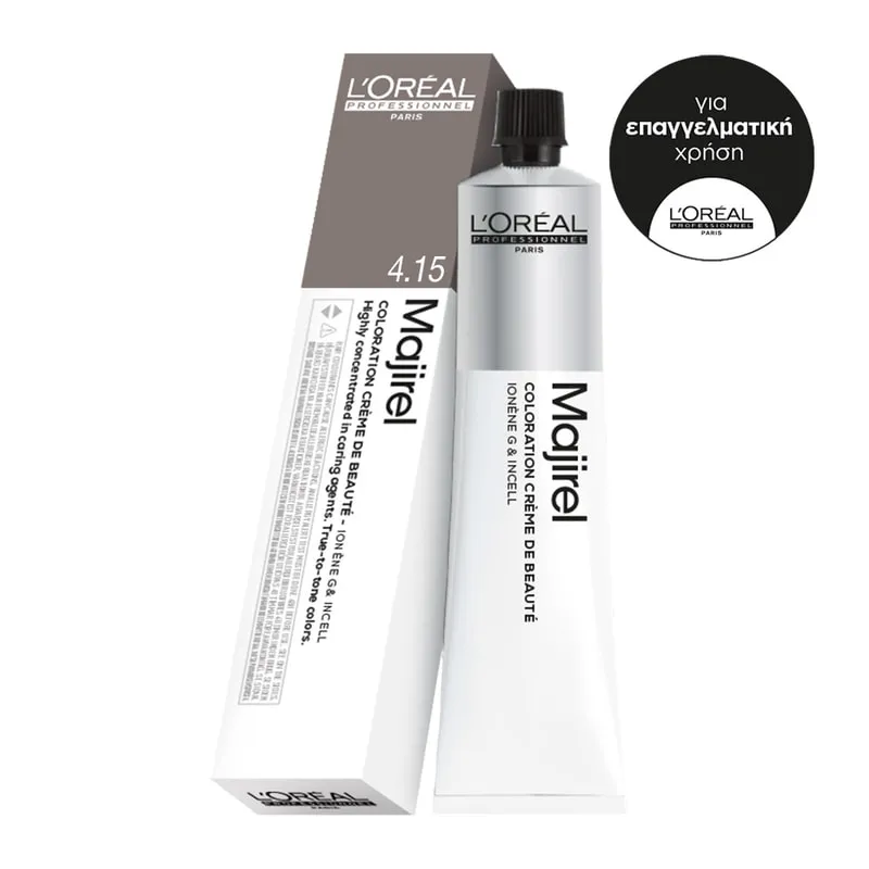 Majirel Color Cream 4.15 Ash Mahogany Brown