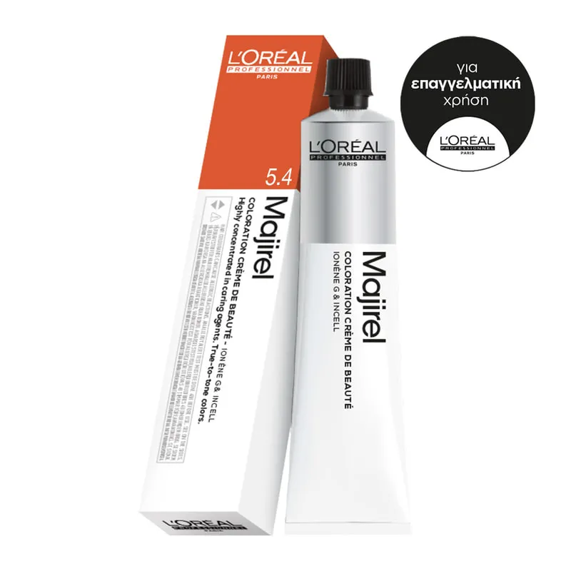 Majirel Color Cream 5.4 Light Copper Brown
