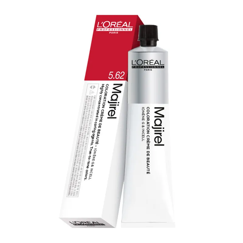 Majirel Color Cream 5.62 Light Red Iridescent Brown