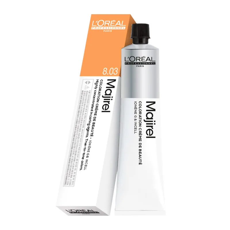 Majirel Color Cream 8.03 Light Beige Blonde