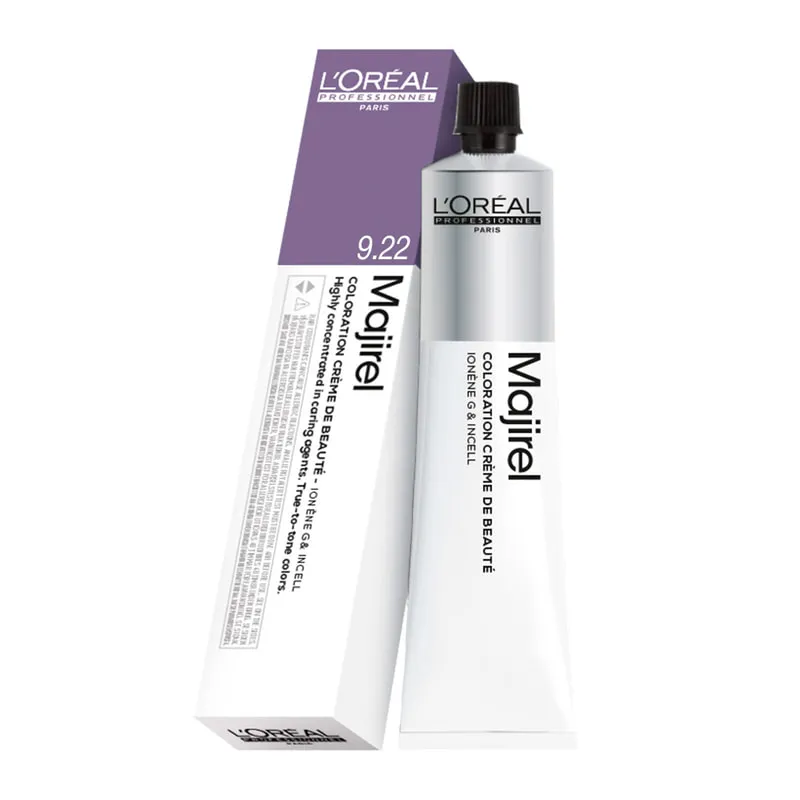 Majirel Color Cream 9.22 Very Light Deep Iridescent Blonde