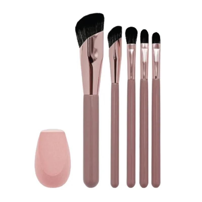 Makeup Brush Set in Pink Shade