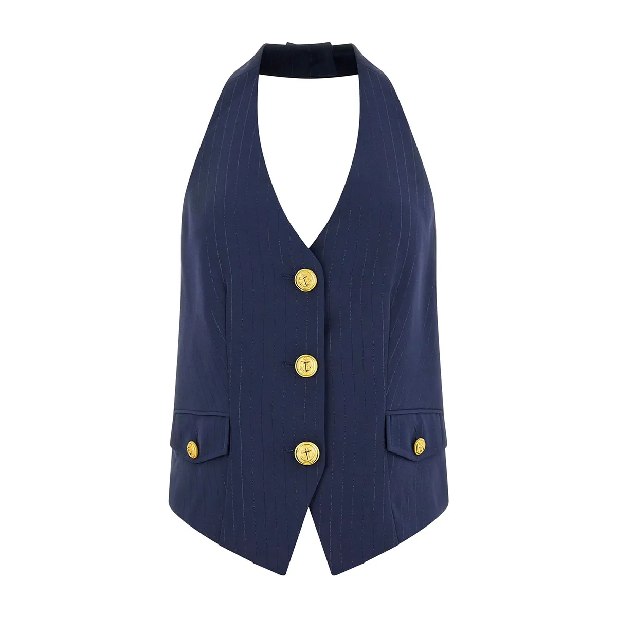 Marciano vest with striped pattern