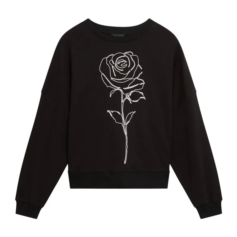 Flower printed sweatshirt MARSSIA