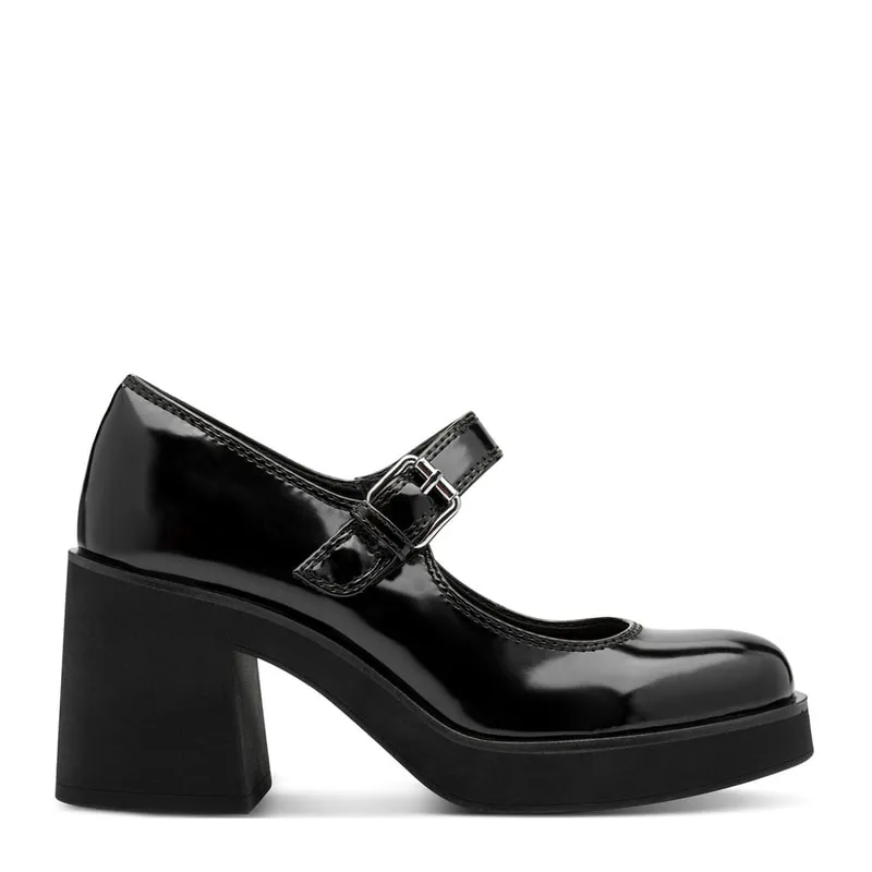 Women's mary janes pumps with thick heels