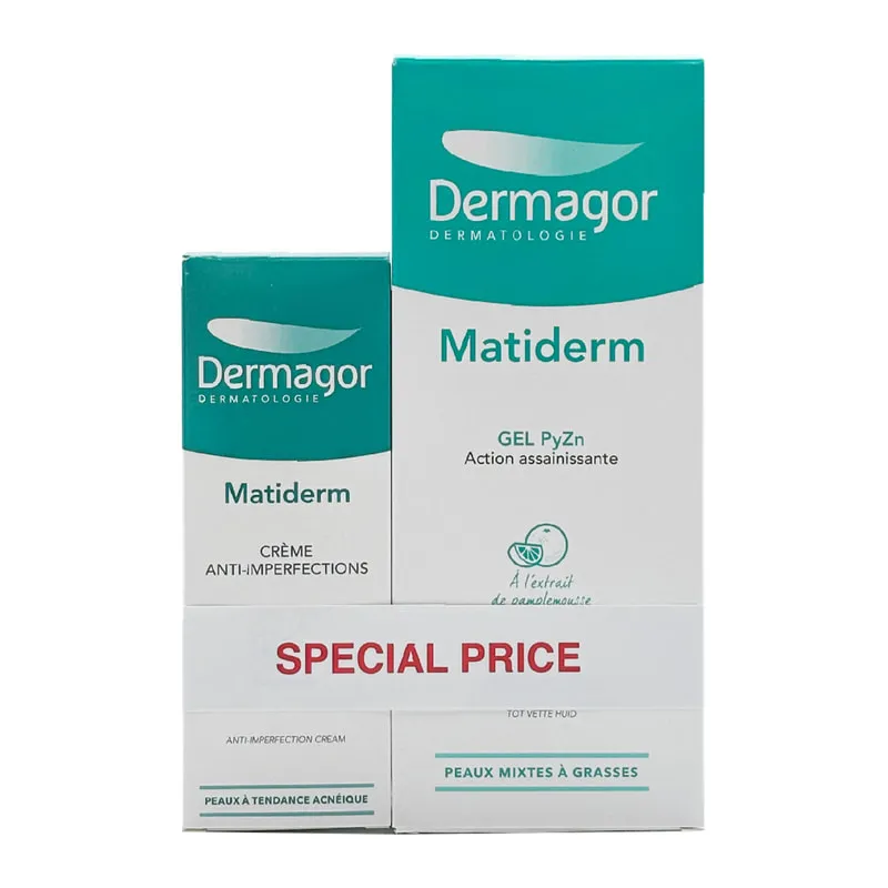 Matiderm Creme Anti-Imperfections & Gel Purifiant Visage