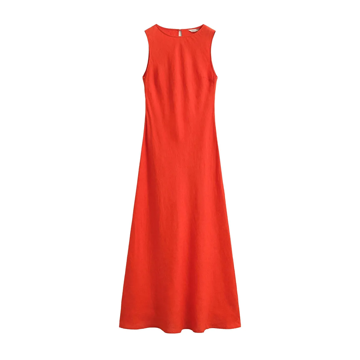 Women's linen maxi dress