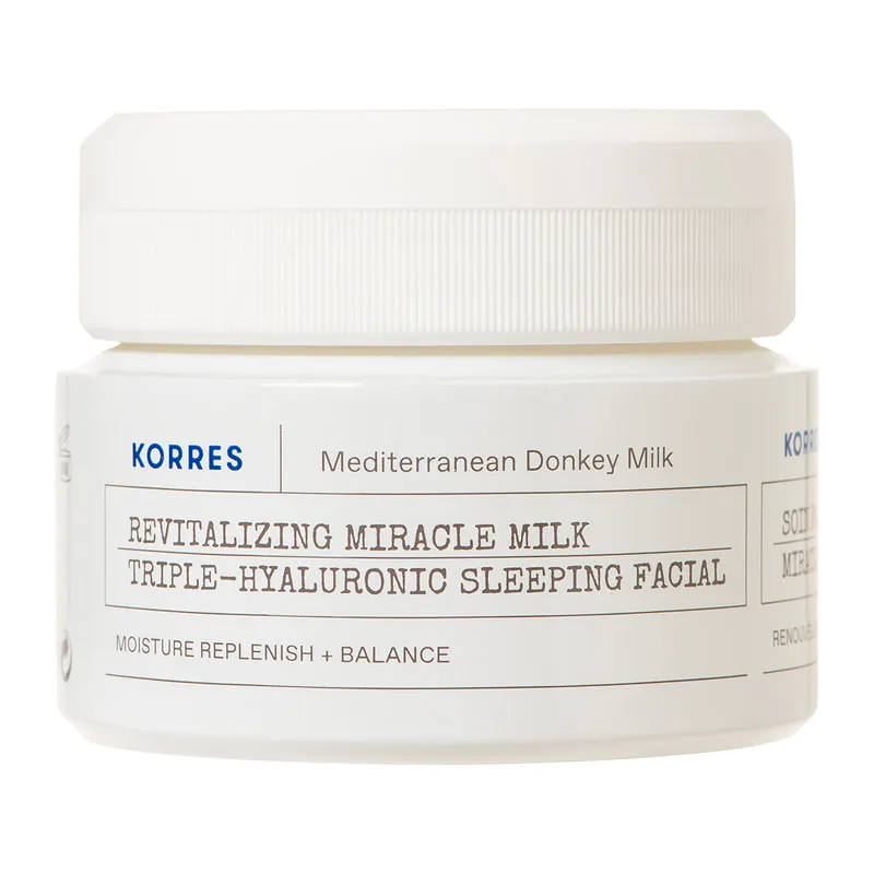 Mediterranean Donkey Milk Revitalizing Miracle Milk Triple-Hyaluronic Sleeping Facial Moisture Replenish + Balance