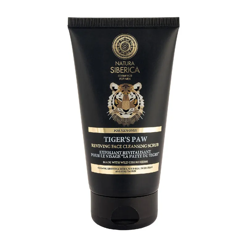 Men Reviving Face Cleansing Scrub Tiger’S Paw