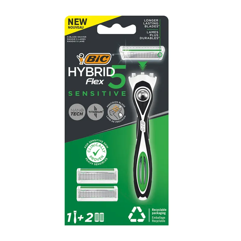 Men's Razors Hybrid 5 Flex Sensitive