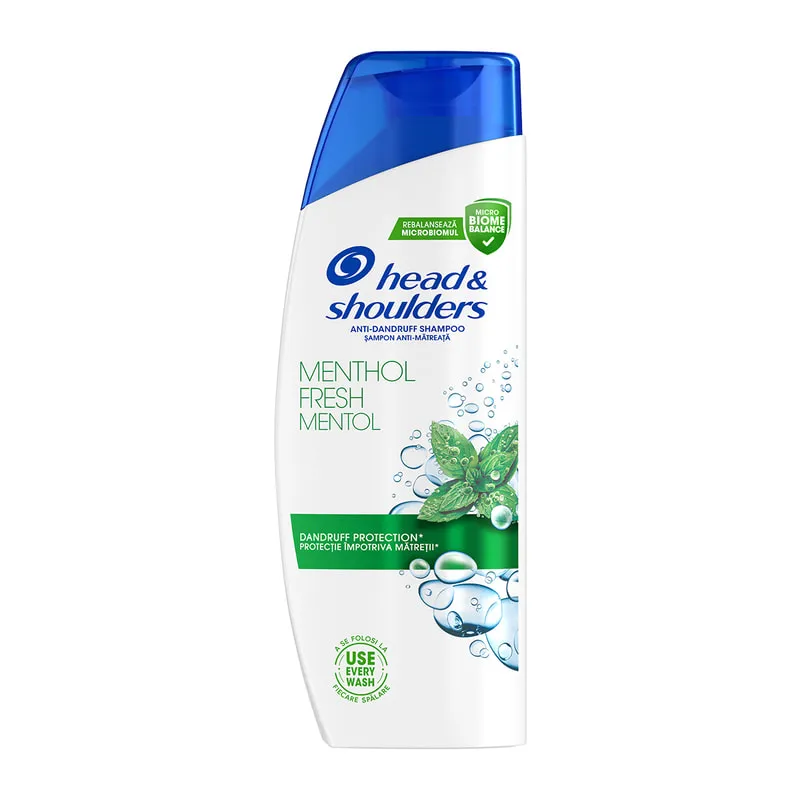 Menthol Fresh Αντιπιτυριδικό Σαμπουάν Έως Και 100% Μαλλιά Χωρίς Πιτυρίδα