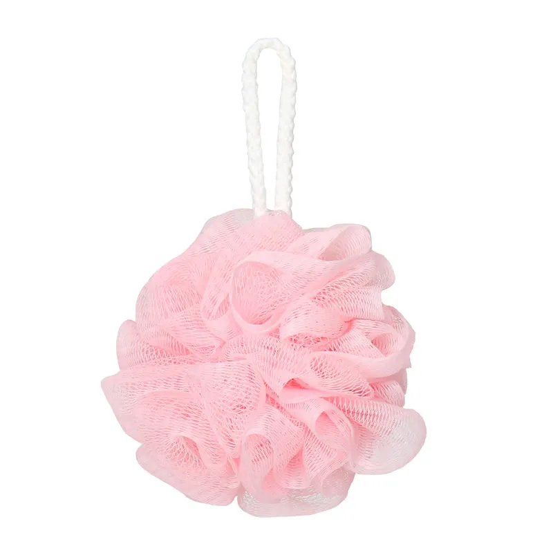 Mesh Bath Sponge Pink