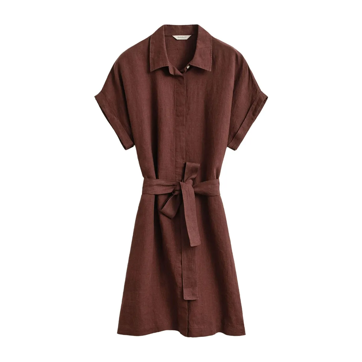 Women's linen midi dress