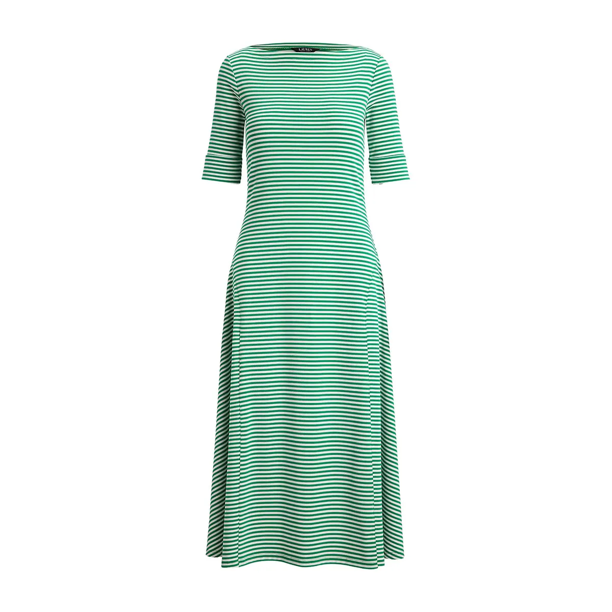 Women's striped midi dress