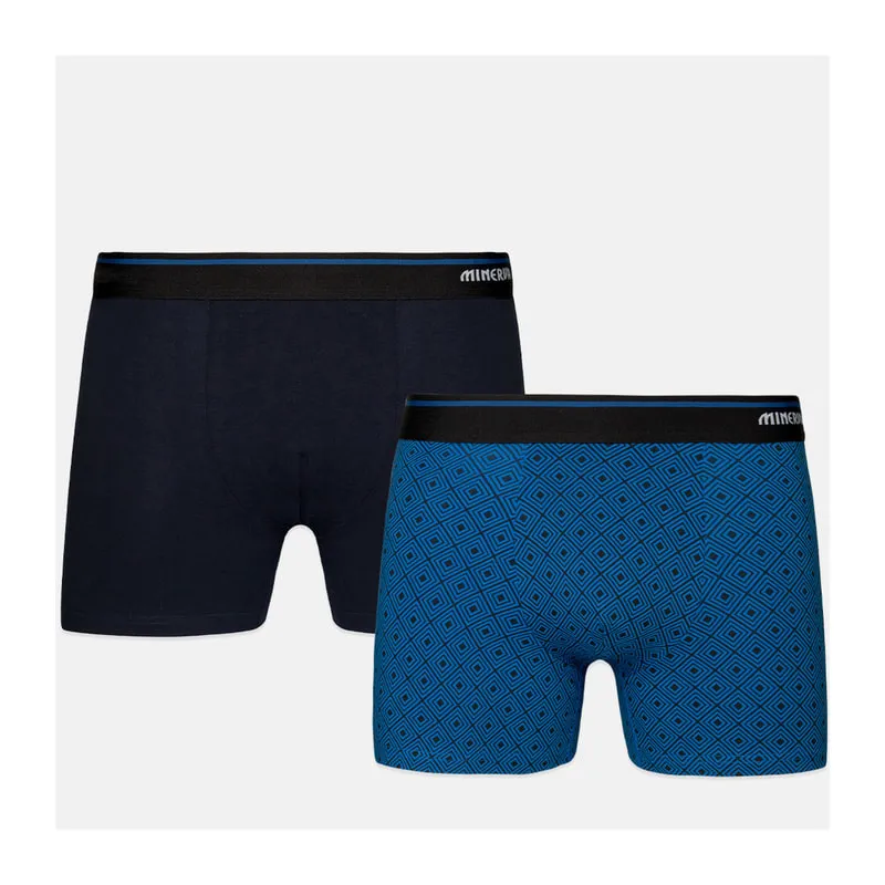 Minerva squares boxer 2 pack