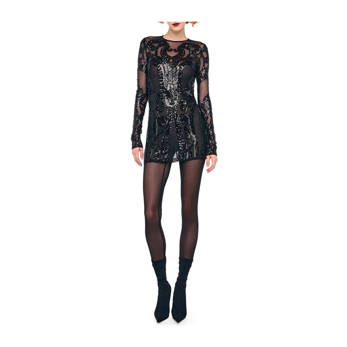 MINI SEMI-SHEER Dress