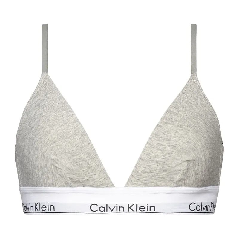 Modern cotton triangle unlined bra
