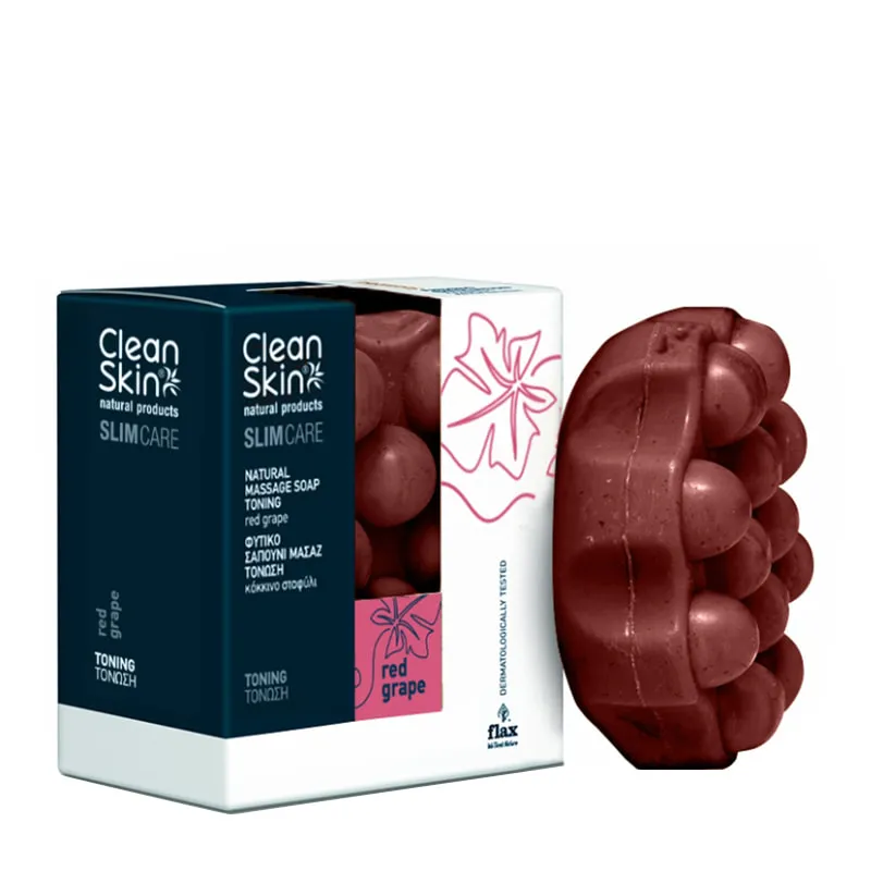 Natural Slimming & Toning Massage Soap With Red Grape Seeds