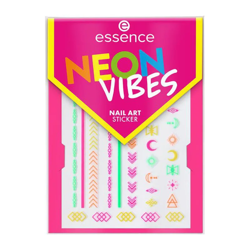 Neon Vibes Nail Art Sticker