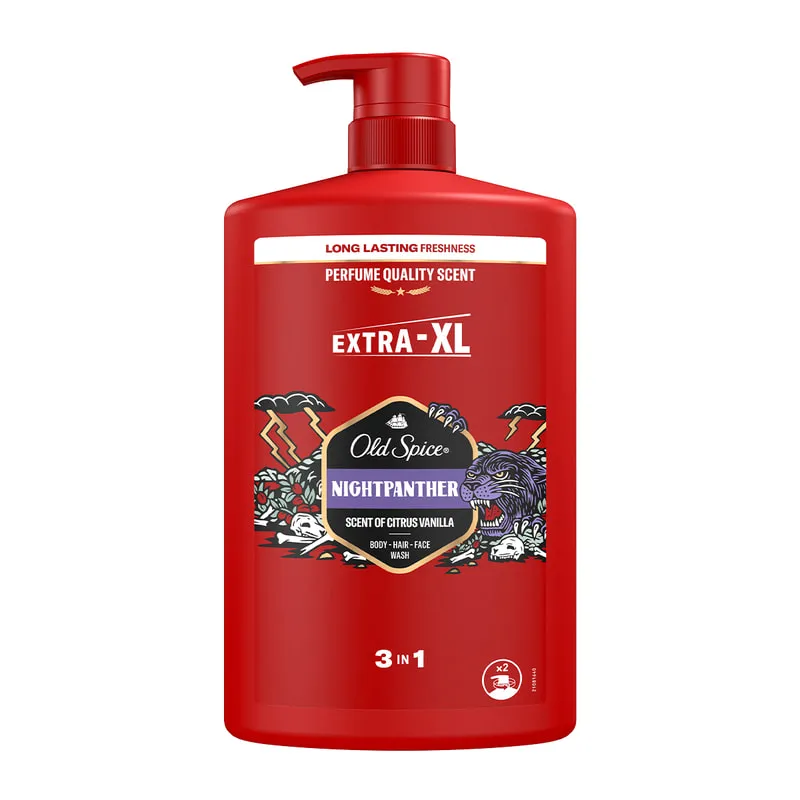 Night Panther Shower Gel & Shampoo For Men