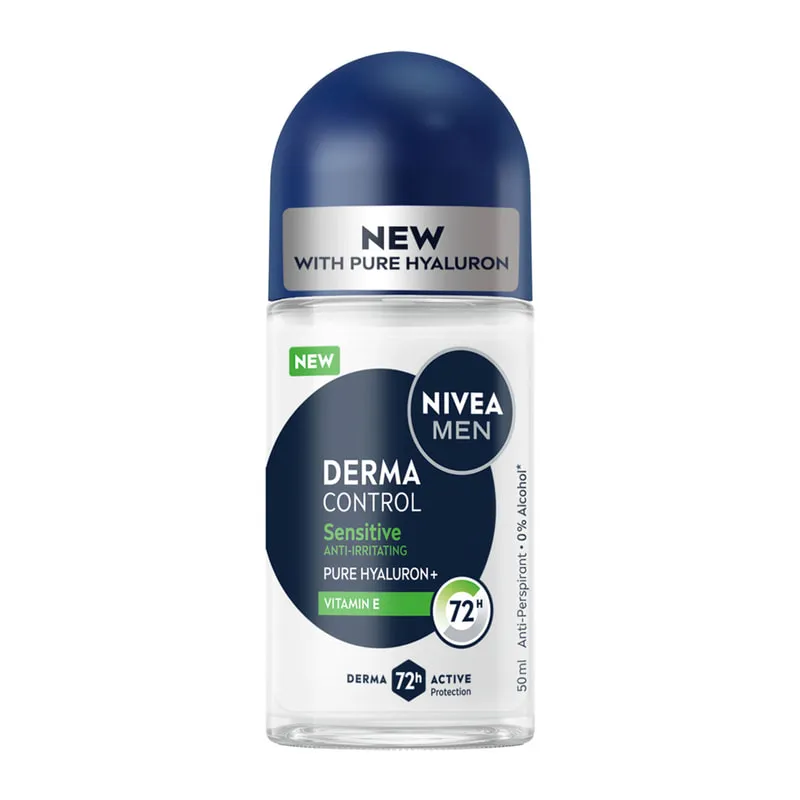 Nivea Men Αποσμητικό Derma Control Sensitive Roll-on