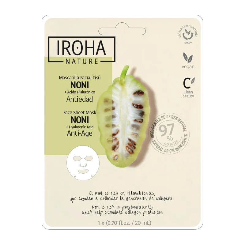 Noni Anti-Age Face Sheet Mask Biodegradable