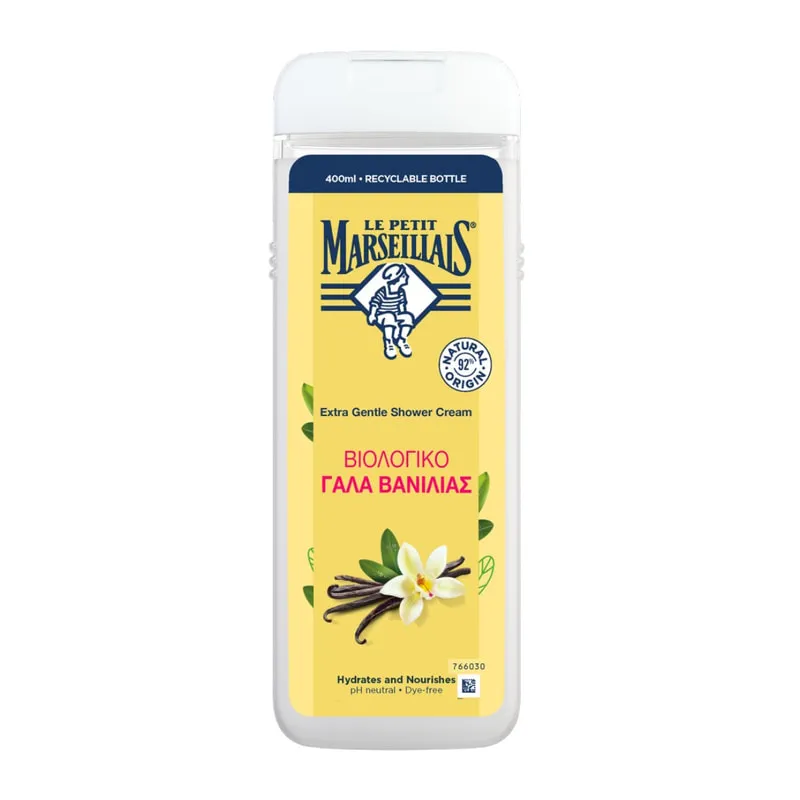 Nourishing Shower Cream With Organic Vanilla Milk