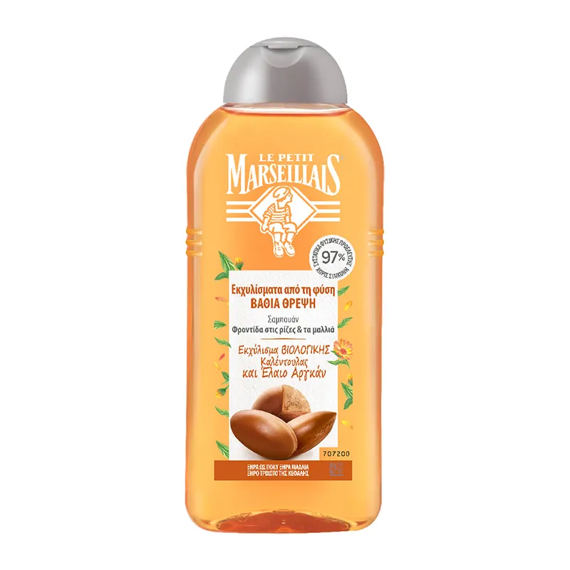 Nutrition Infusion Shampoo With Organic Calendula Infusion And Organic Argan Oil