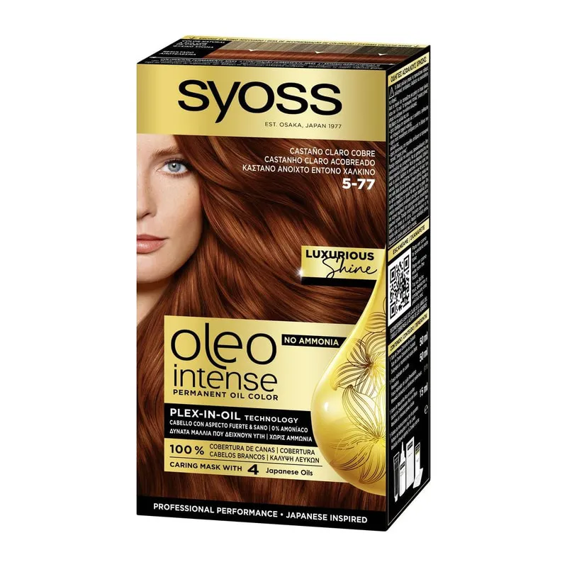 Oleo Intense Permanent Color 5-77 Glossy Auburn