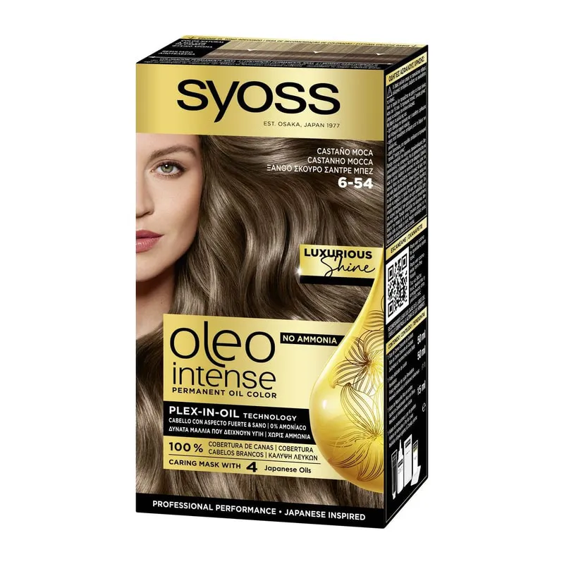 Oleo Intense Permanent Color 6-54 Dark Blonde Cendré Beige
