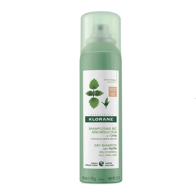 Ortie Dry Shampoo for Oily Brown / Black Hair with Nettle 150ml